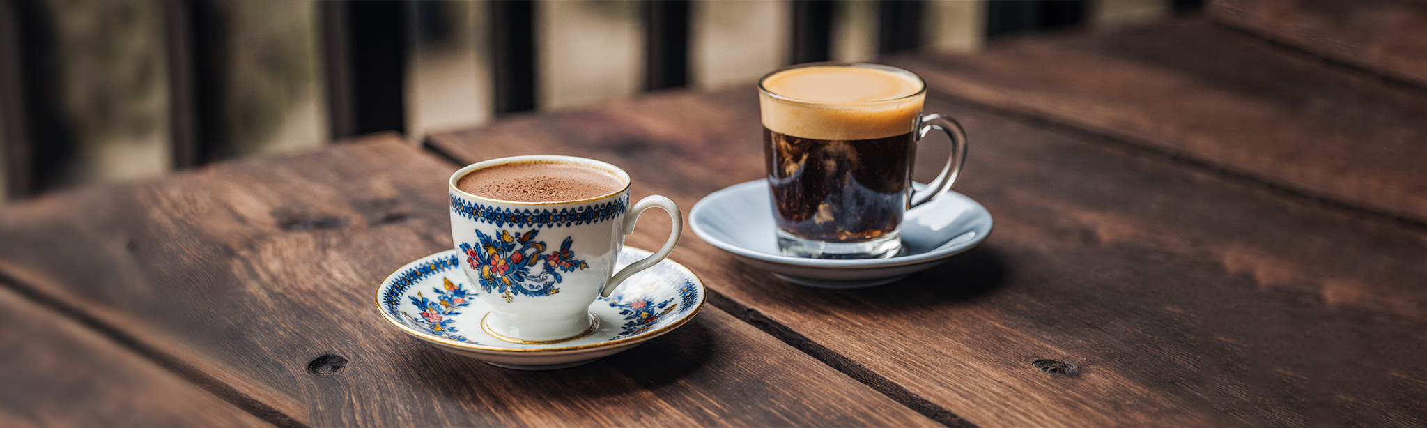 turkish and spresso coffee